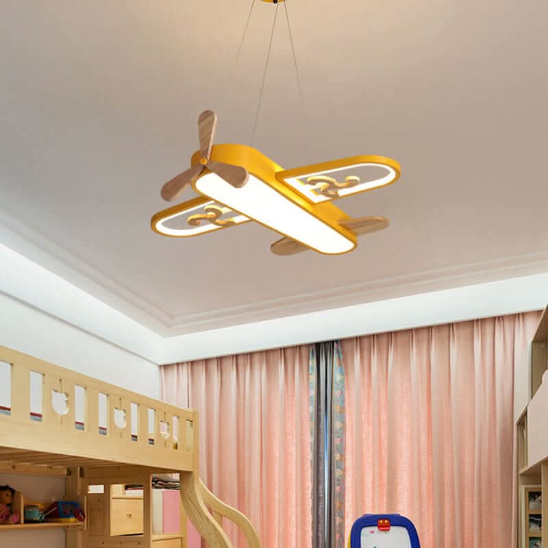 LED Airplane Ceiling Light for Kids Room with Remote