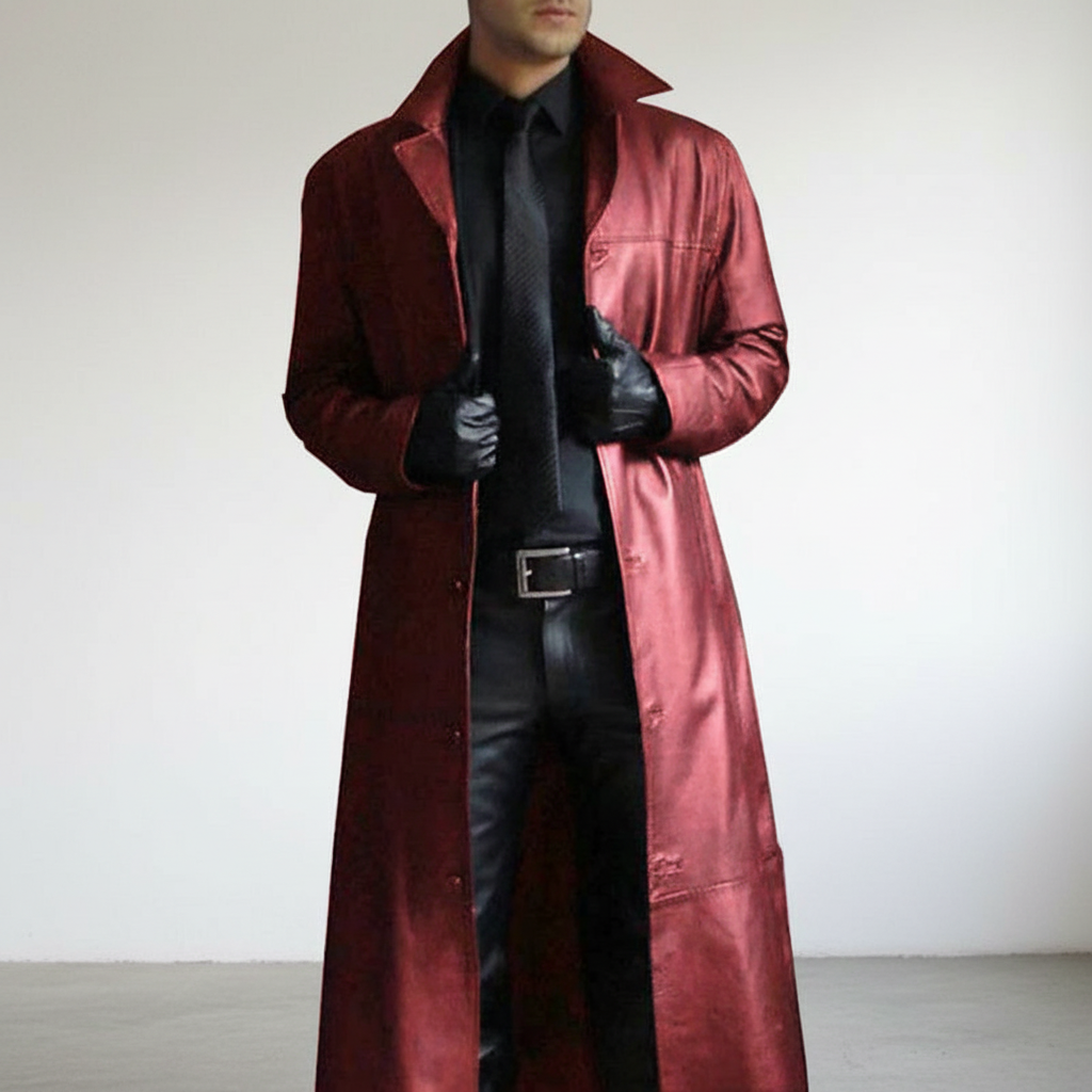 Long Leather Coat