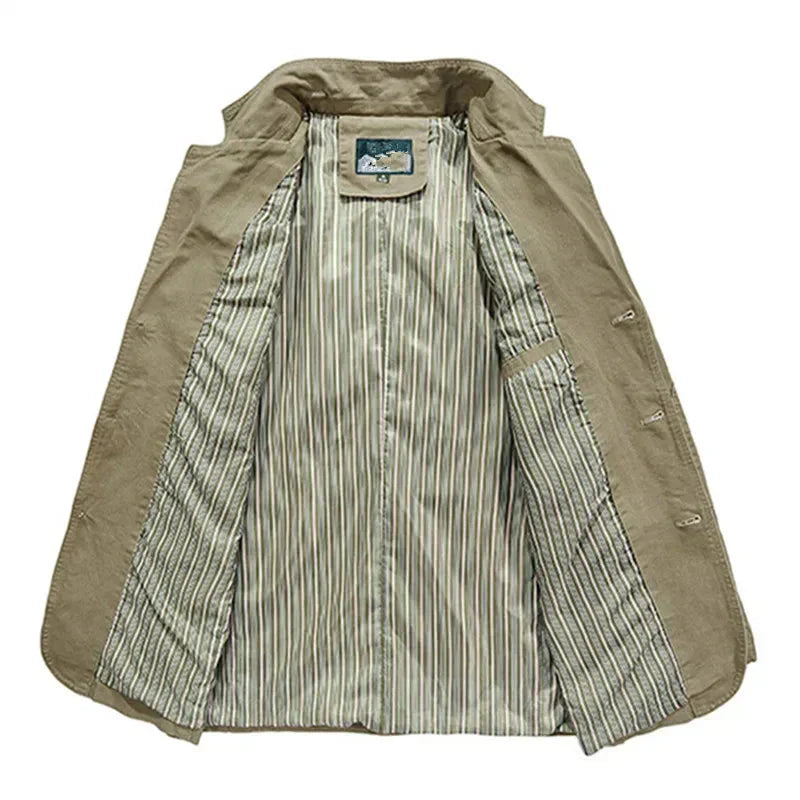 Men's Autumn Vintage and Military Style Jacket