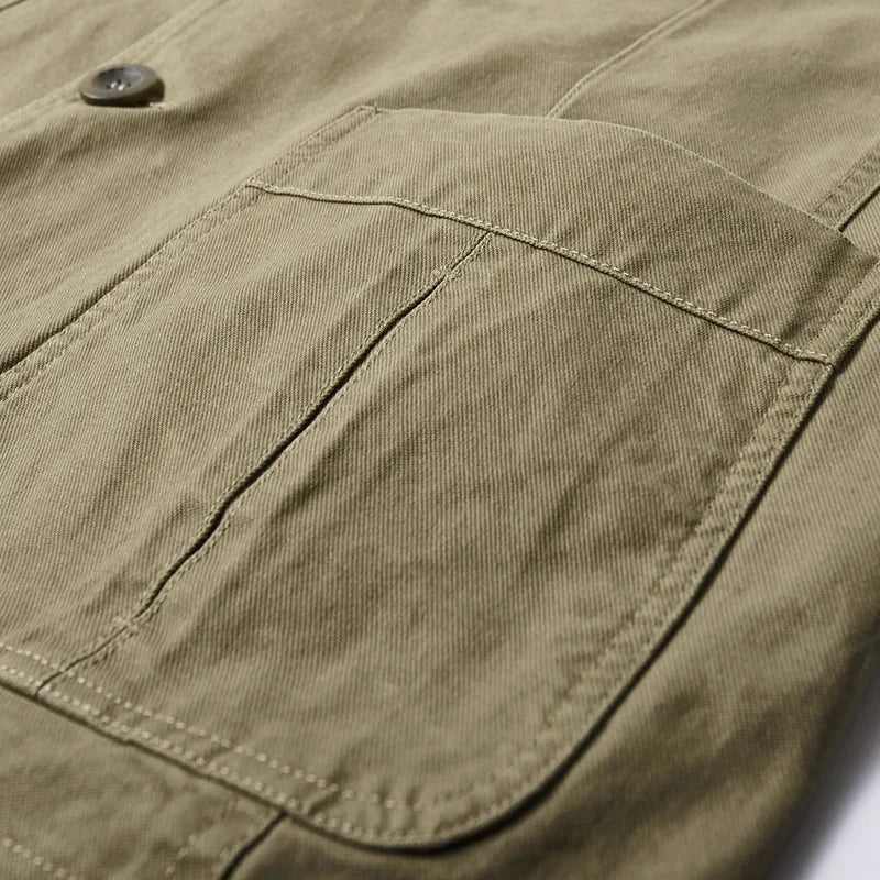 Men's Autumn Vintage and Military Style Jacket