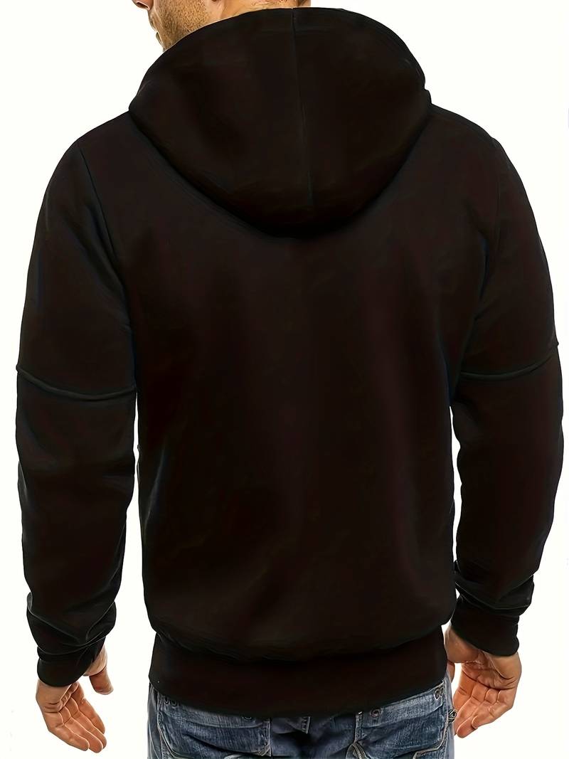 Men's Casual Hoodie with Comfortable Fit and Stylish Details