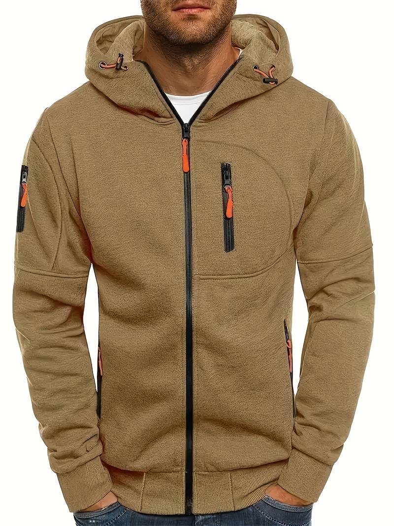 Men's Casual Hoodie with Comfortable Fit and Stylish Details