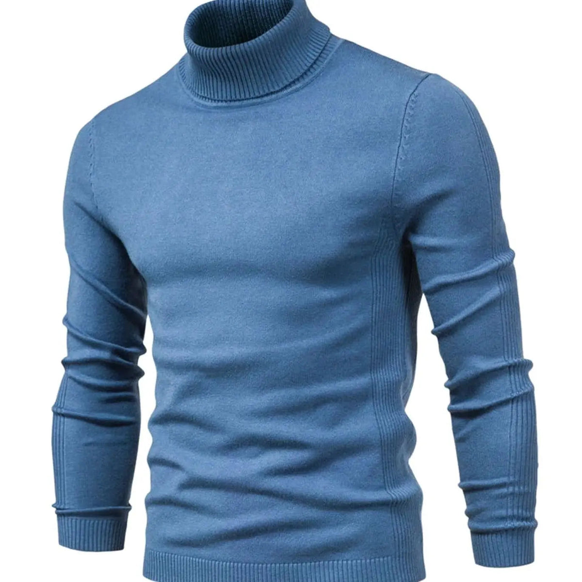 Men's Casual Slim-Fit Turtleneck Knit Sweater