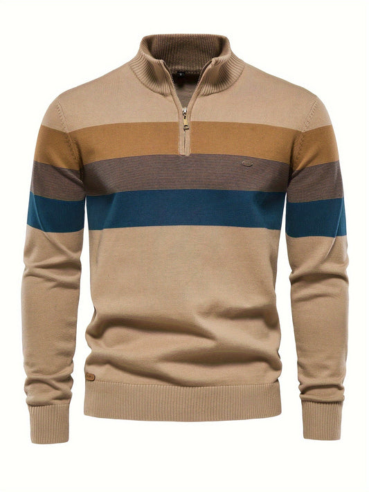 Men's Half-Zip Pullover Sweater