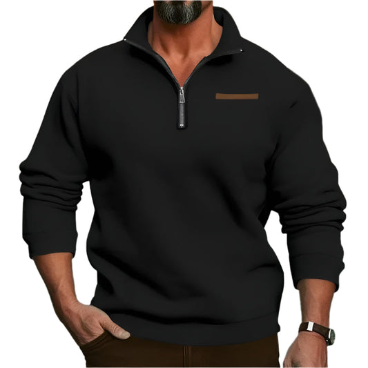 Men's Half-Zip Sweater for Comfort and Style
