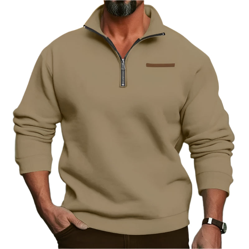 Men's Half-Zip Sweater for Comfort and Style