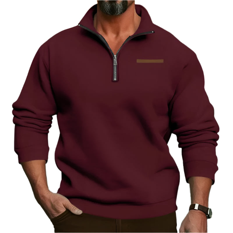 Men's Half-Zip Sweater for Comfort and Style
