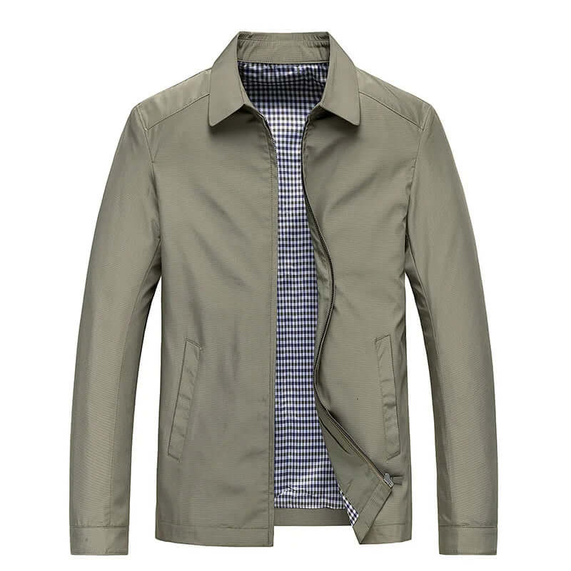 Men's Lightweight Summer Zip-Up Jacket