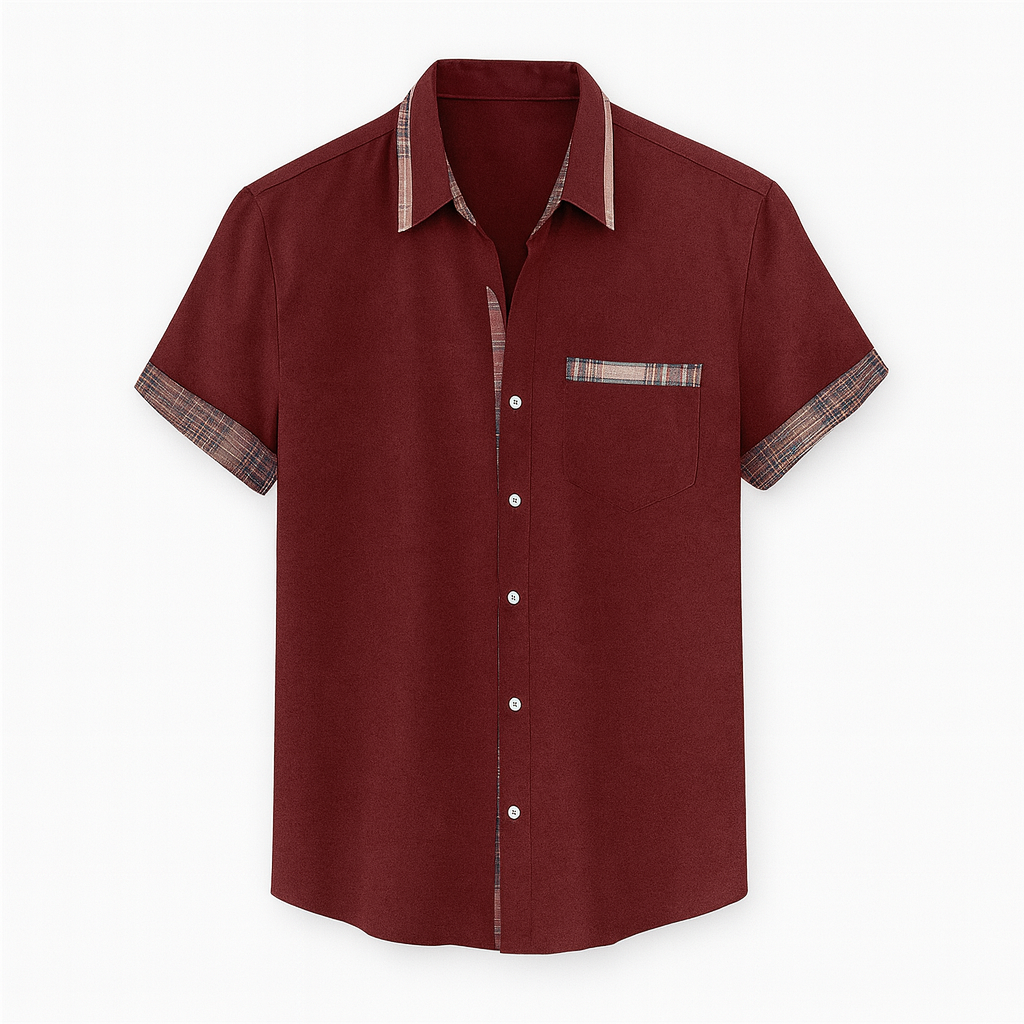 Men's Short Sleeve Modern Style Shirt in Various Colors