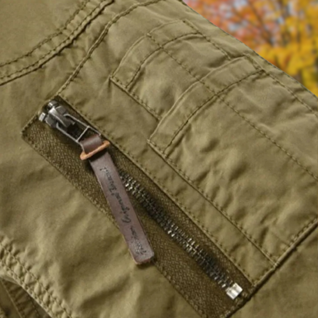 Men's Urban Utility Hooded Jacket in Durable Fabric