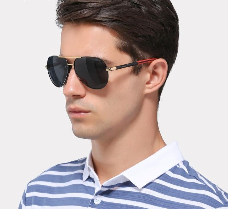 Men's Vintage Aluminum Polarizing Sunglasses