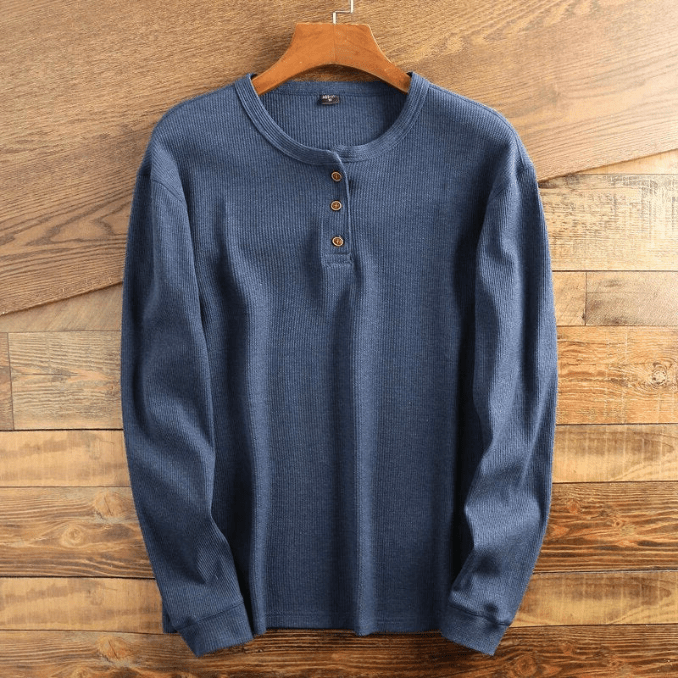 Men's Waffle-Knit Autumn Shirt
