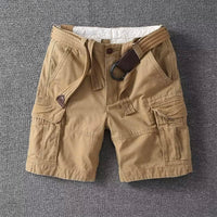 Men's Belted Cargo Shorts