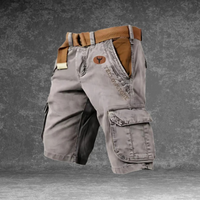Men's Belted Cargo Shorts