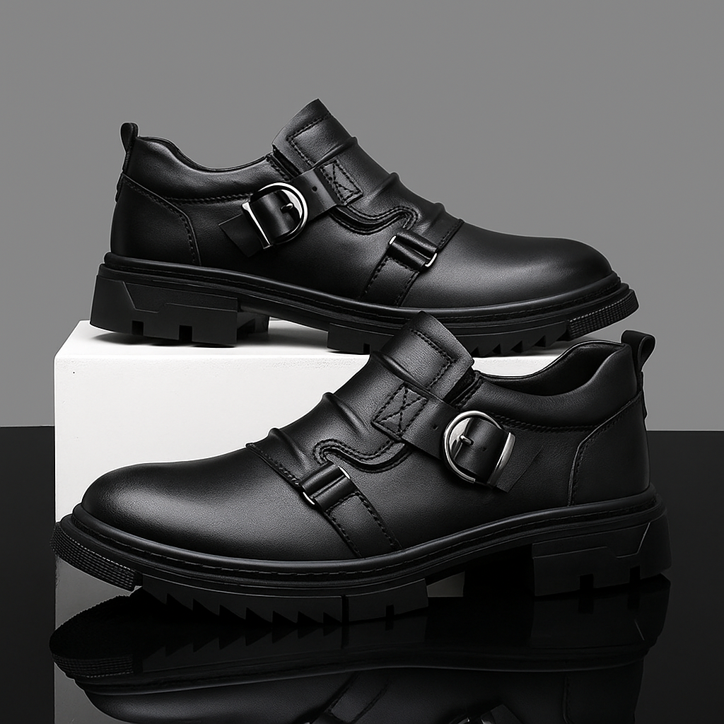 Image of Men's Buckle Lug Sole Loafers