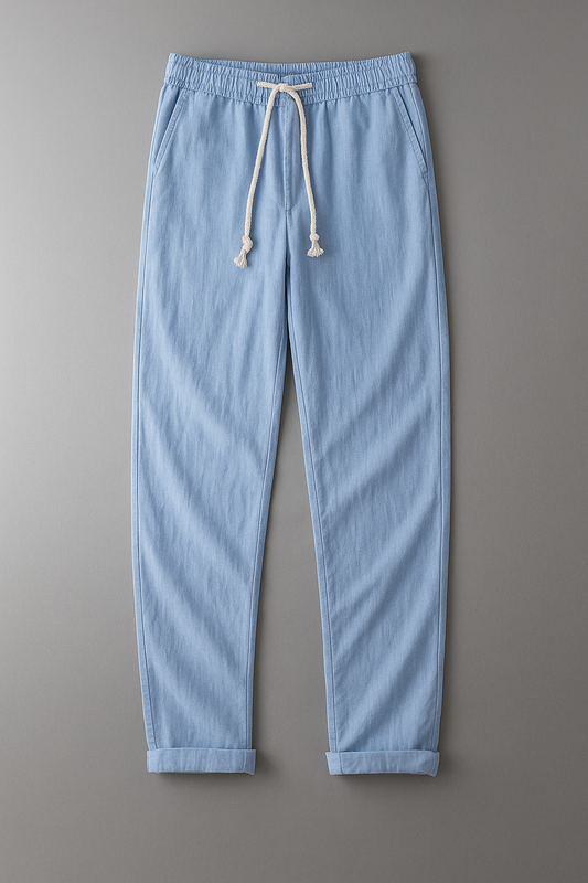 Image of Men's Drawstring Straight Leg Pants