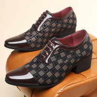 Men's Heeled Lace-Up Oxfords