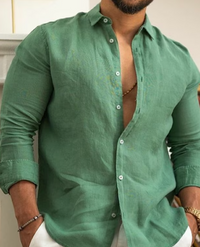Men's Long Sleeve Button-Down Shirt