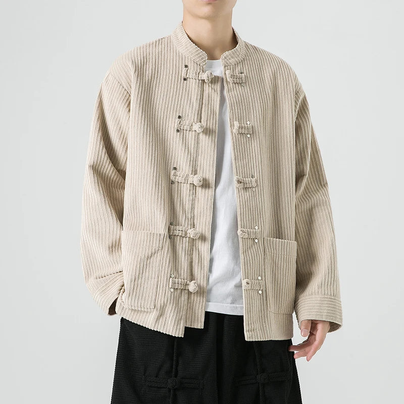 Image of Men's Mandarin Collar Jacket