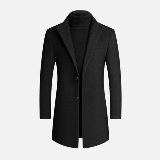 Image of Men's Notch Lapel Overcoat