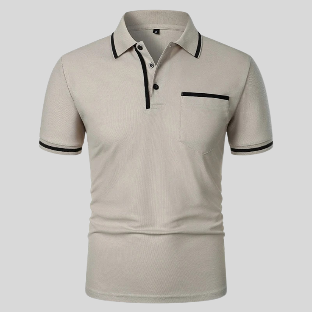 Image of Men's Pocket Short Sleeve Polo Shirt