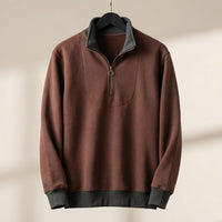 Men's Quarter Zip Pullover Sweater