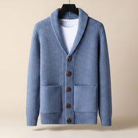 Men's Shawl Collar Cardigan Sweater
