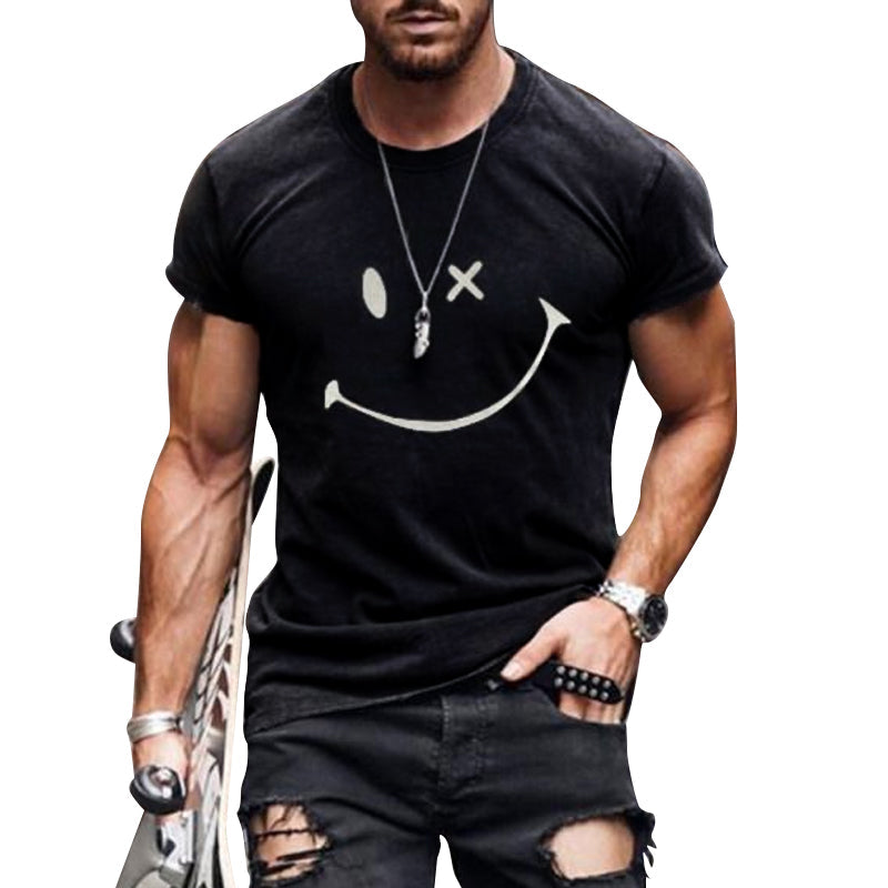 Image of Men's Smiley Face Graphic T-Shirt