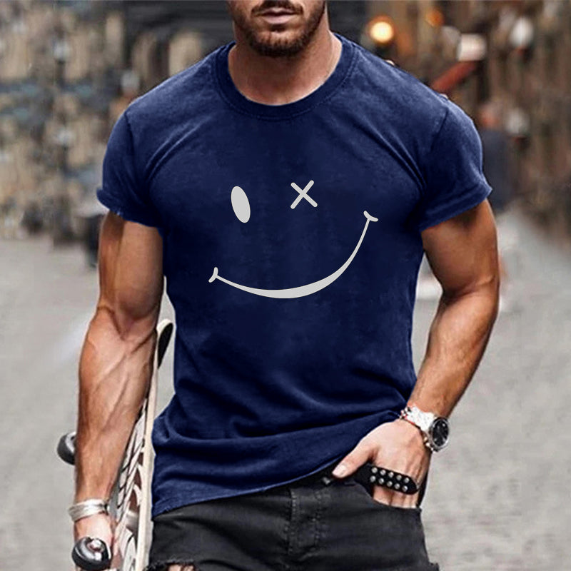 Image of Men's Smiley Face Graphic T-Shirt