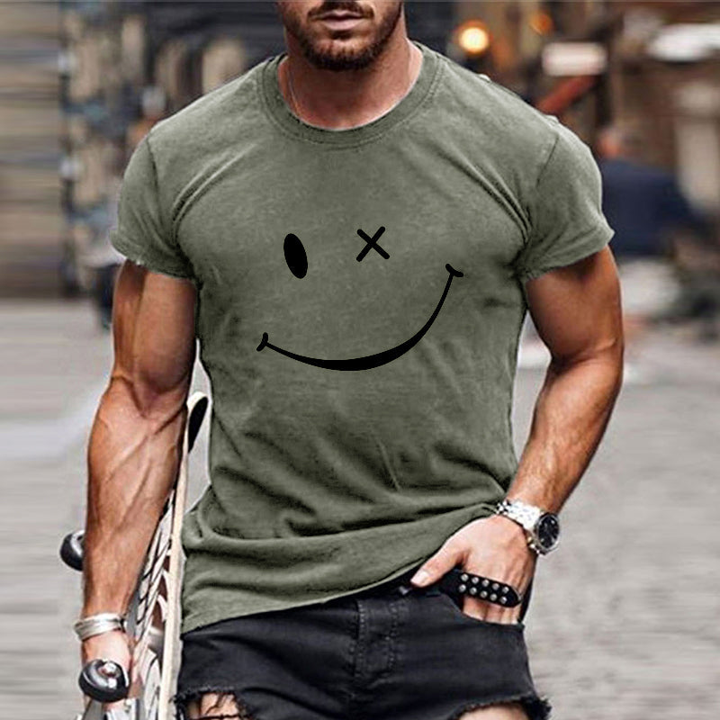 Image of Men's Smiley Face Graphic T-Shirt