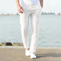 Men's Straight Leg Drawstring Casual Pants