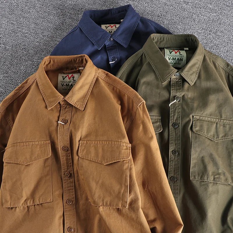 Image of Men's Two-Pocket Long Sleeve Shirt