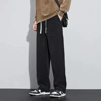 Men's Wide Leg Drawstring Pants