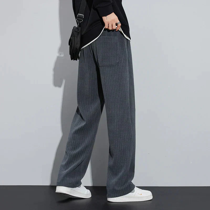 Image of Men's Wide Leg Drawstring Pants