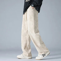 Men's Wide Leg Drawstring Pants