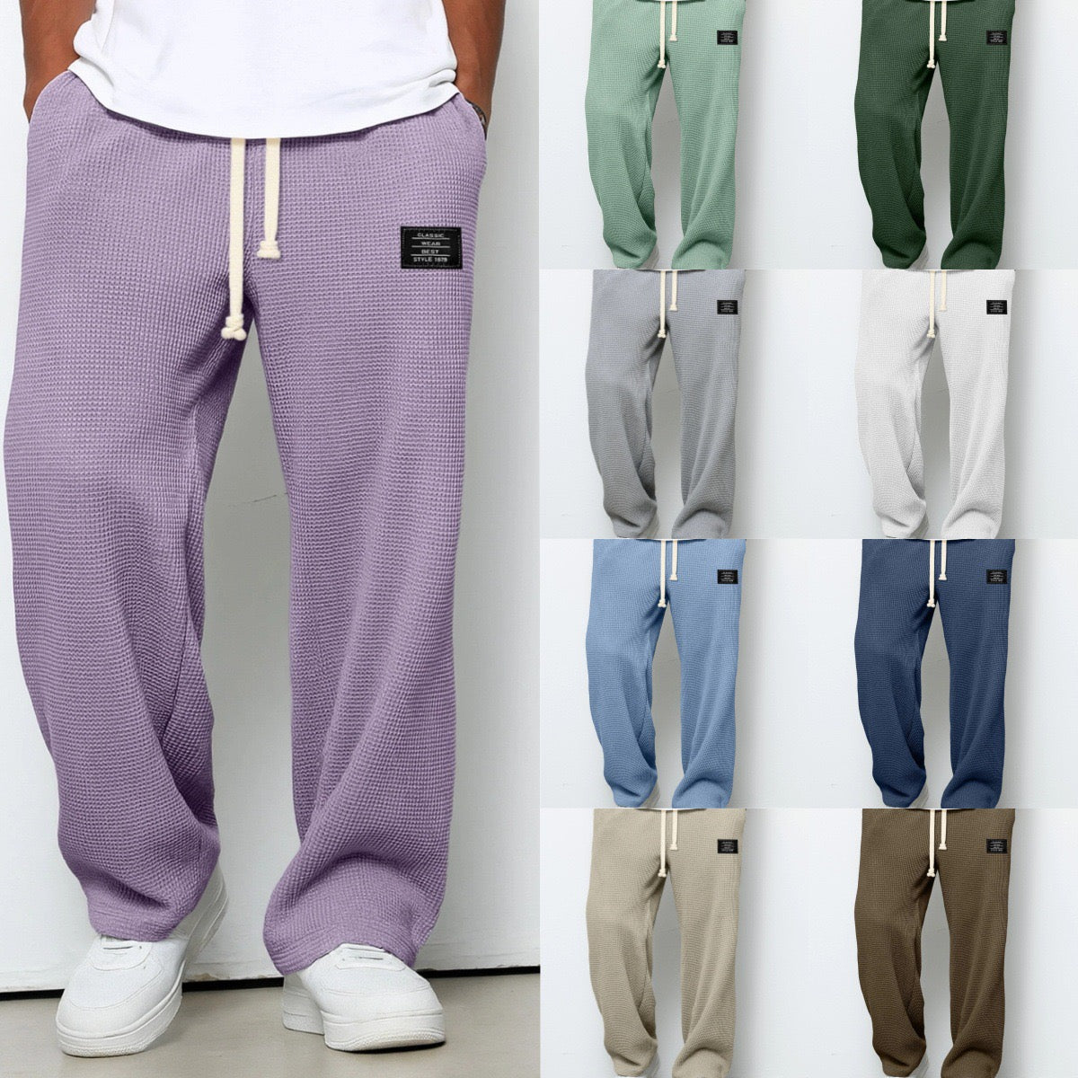 Image of Men's Wide Leg Lounge Pants