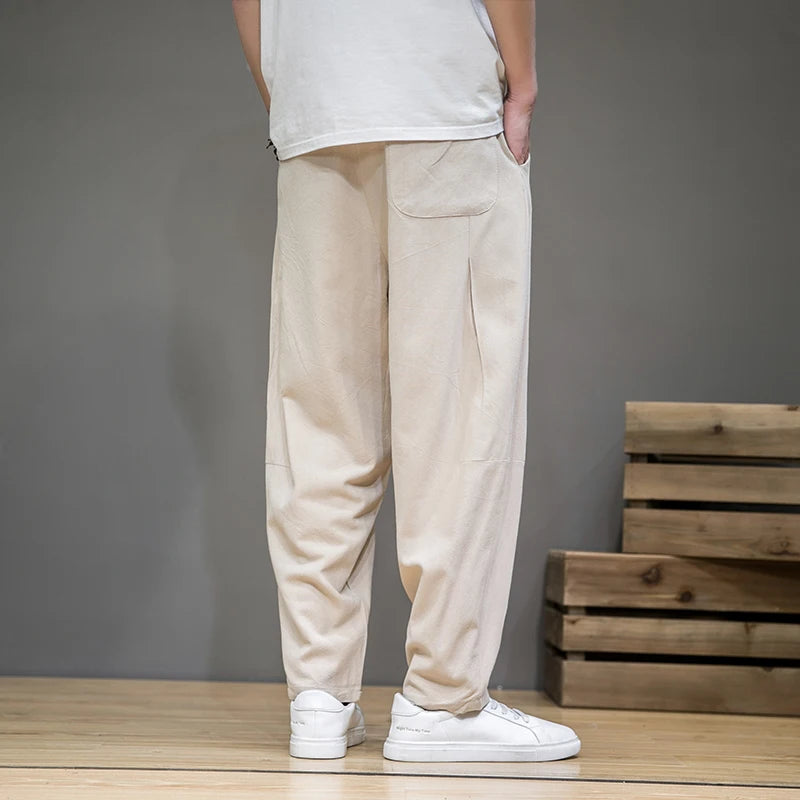 Image of Men's Wide Leg Pleated Pants
