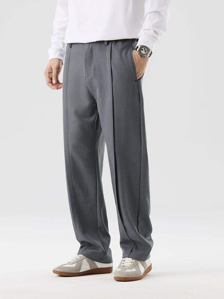 Image of Men's Wide Leg Pleated Pants