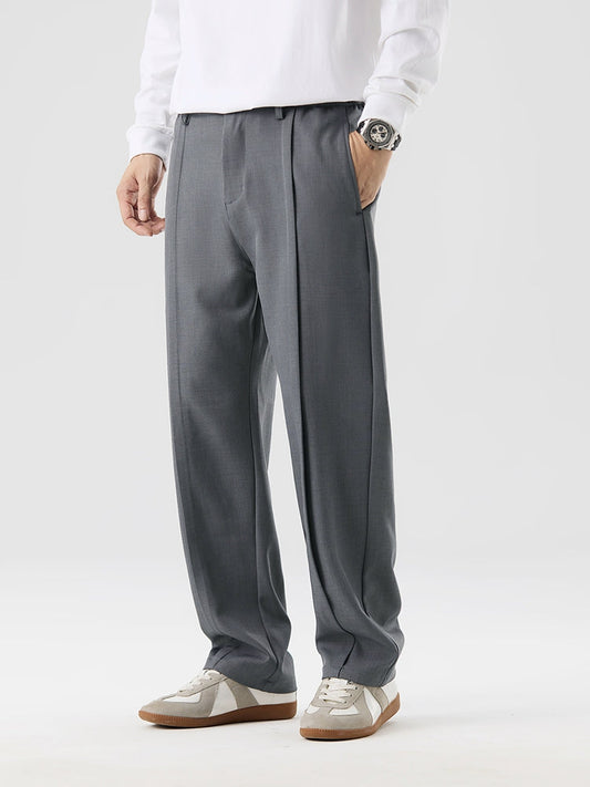 Image of Men's Wide Leg Pleated Pants