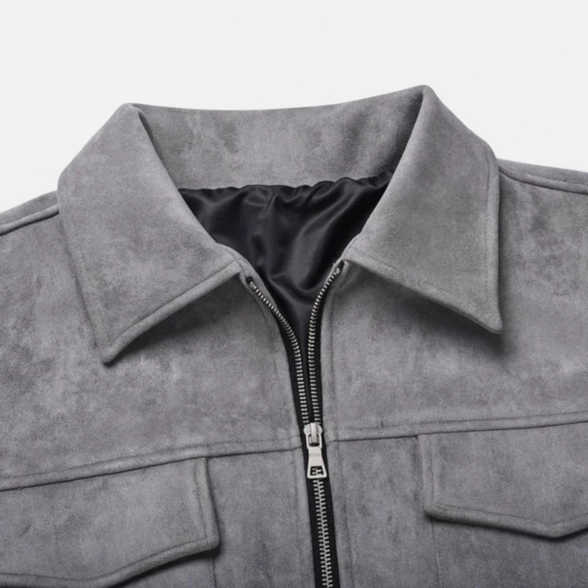 Image of Men's Zip-Up Collared Jacket