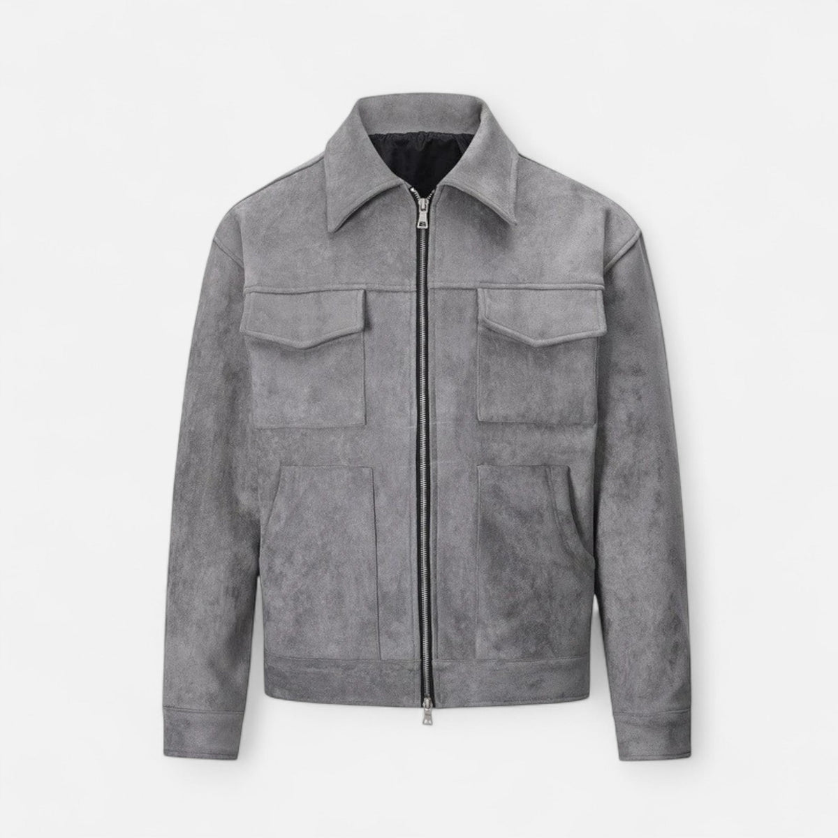 Image of Men's Zip-Up Collared Jacket