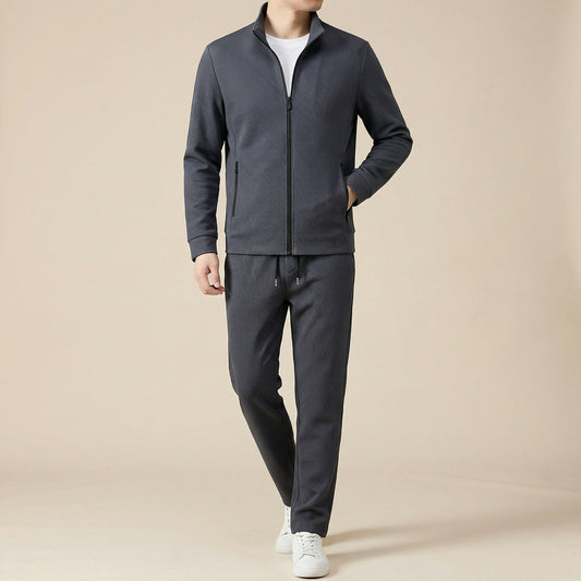 Image of Men's Zip Up Tracksuit Set