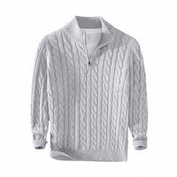 Men's Half-Zip Knit Sweater