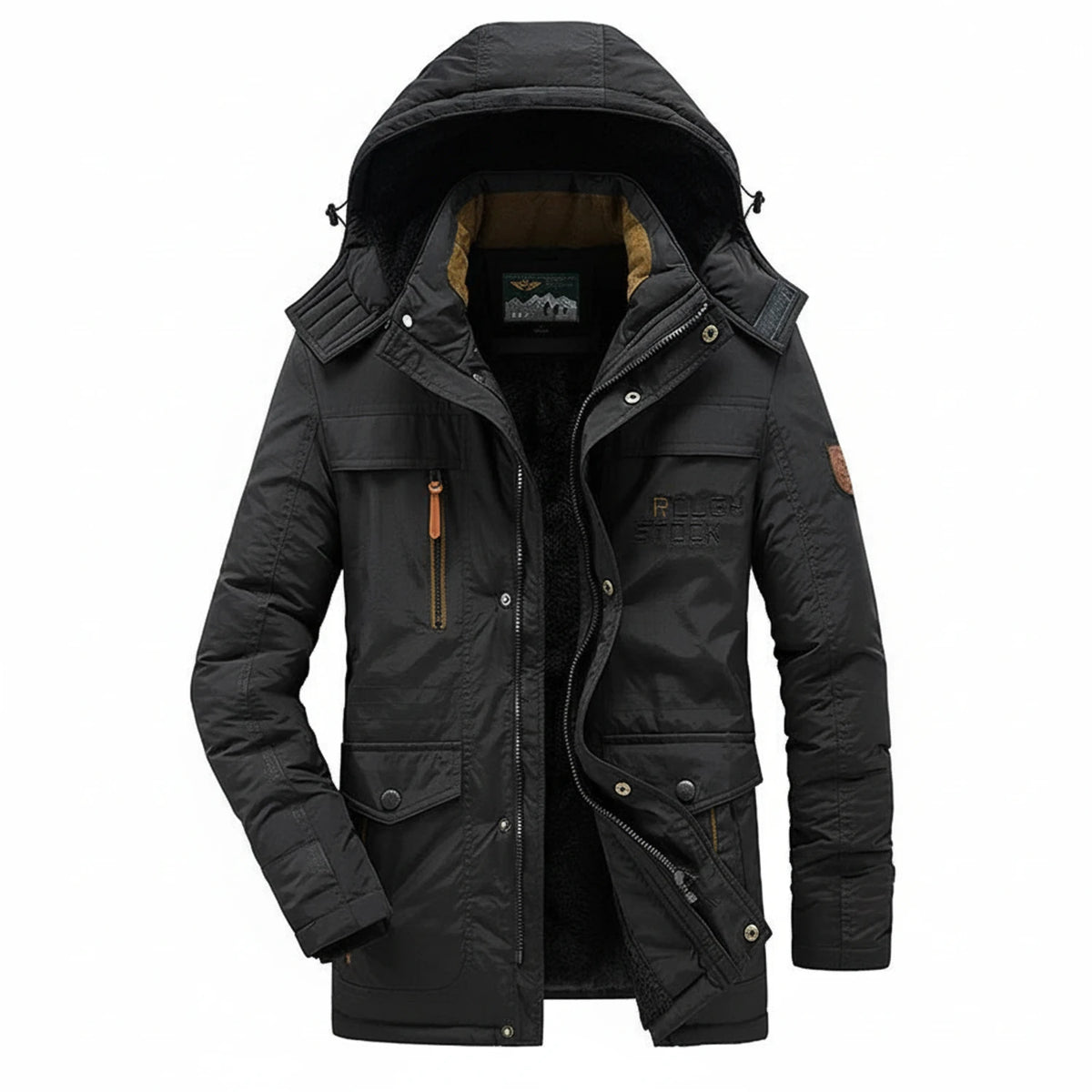Men's Winter Hooded Parka Jacket