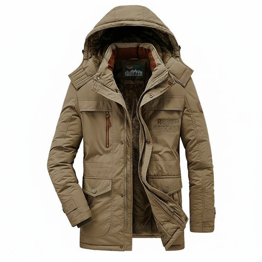 Men's Winter Hooded Parka Jacket