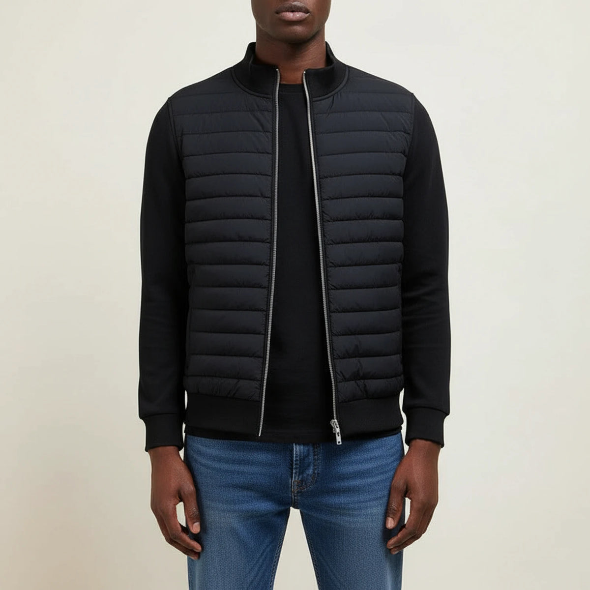 Men's Classic Puffer Bomber Jacket