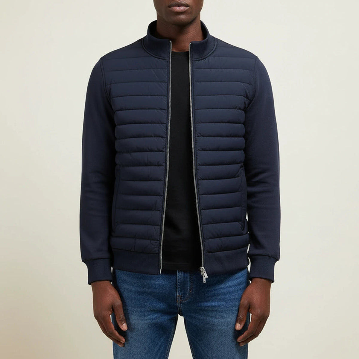 Men's Classic Puffer Bomber Jacket