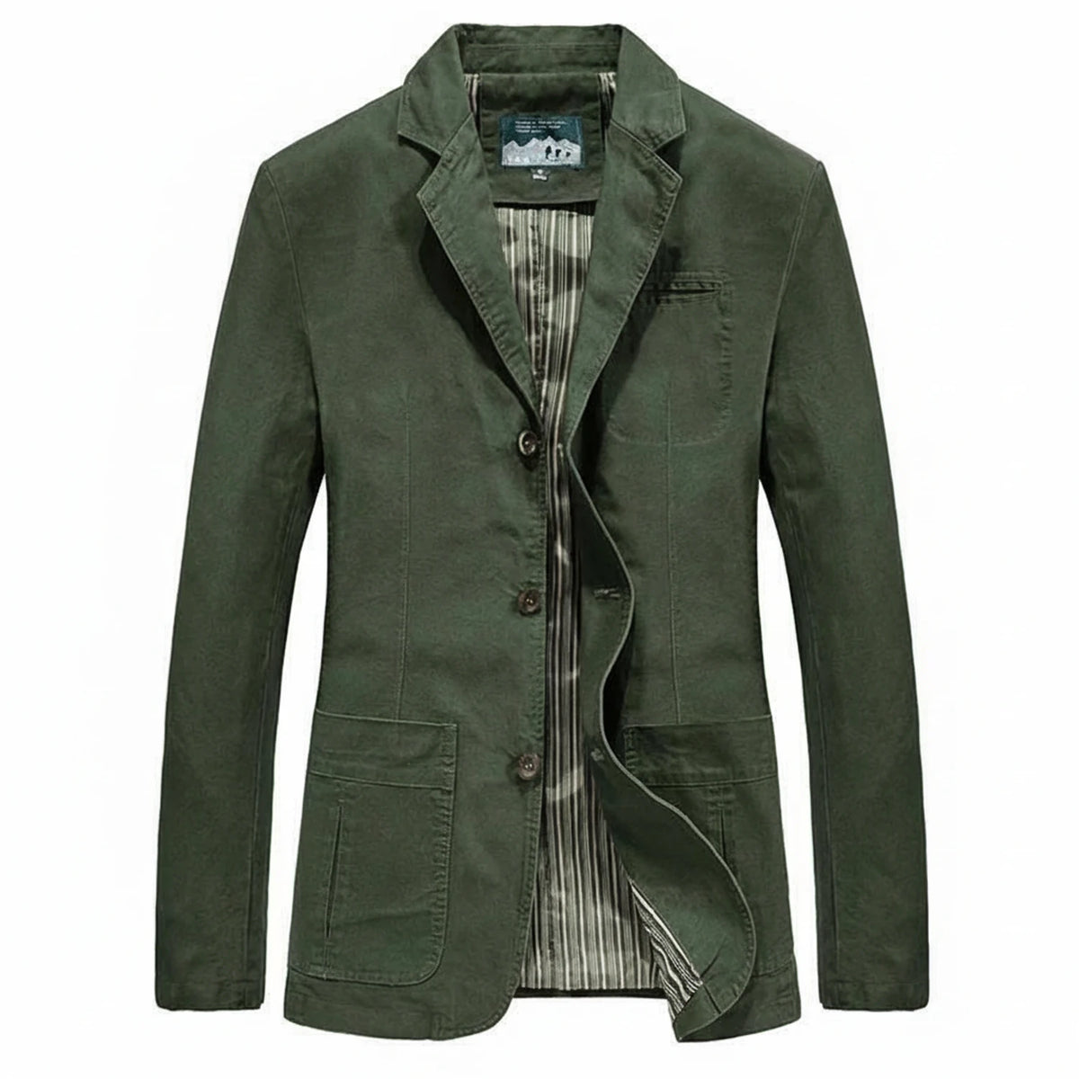 Men's Notch Lapel Blazer Jacket