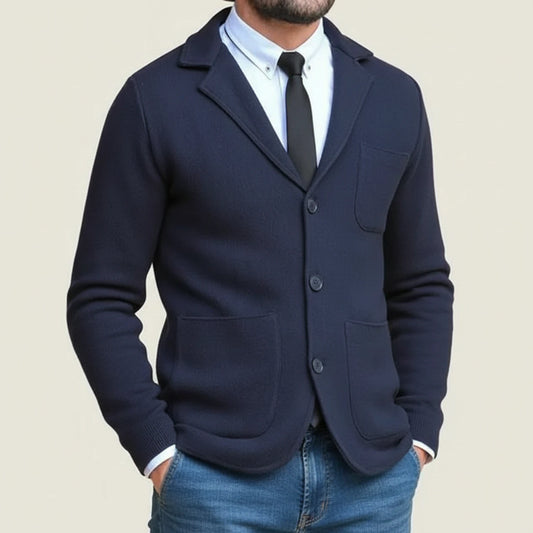 Men's Three-Button Blazer Jacket
