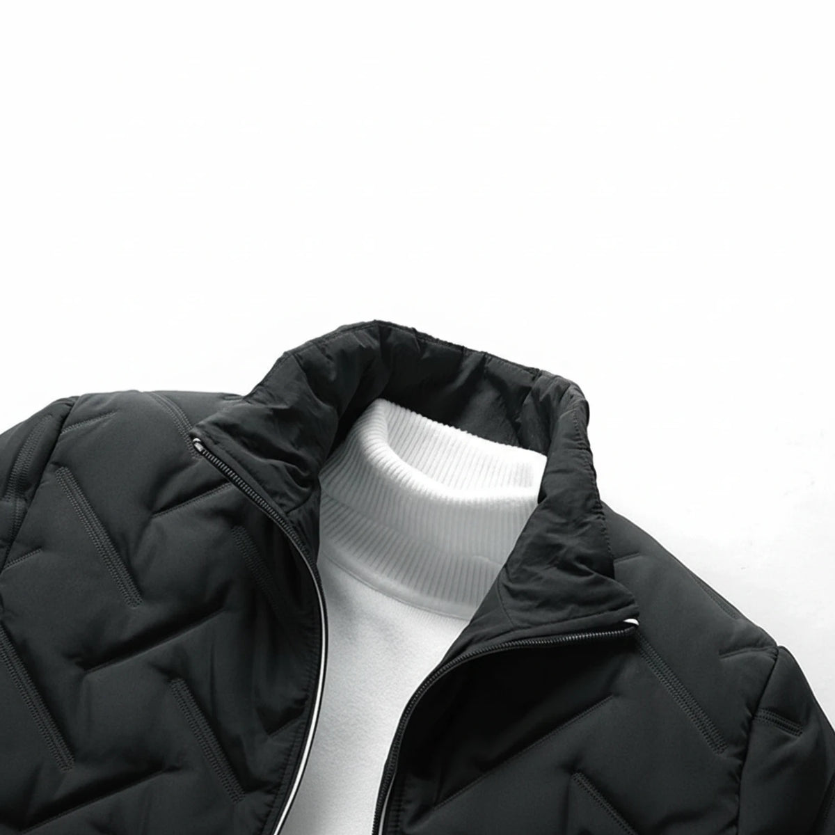 Men's Slim Fit Quilted Puffer Jacket